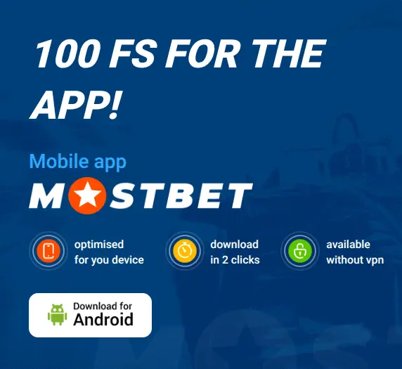 Mostbet mobilalkalmazás kezdőképernyő Android eszközön